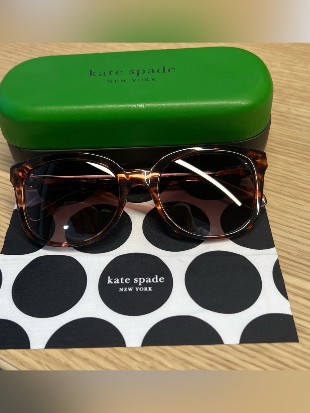 kate spade Tortoiseshell Brown Sunglasses